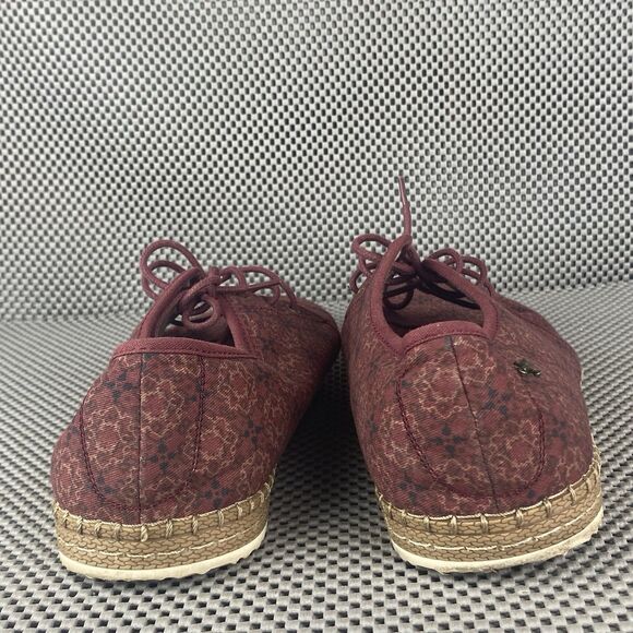 Disney x Call It Spring Aladdin Shoes Mens 10.5 Burgundy Genie Lamp Logo Lace Up - Picture 9 of 14